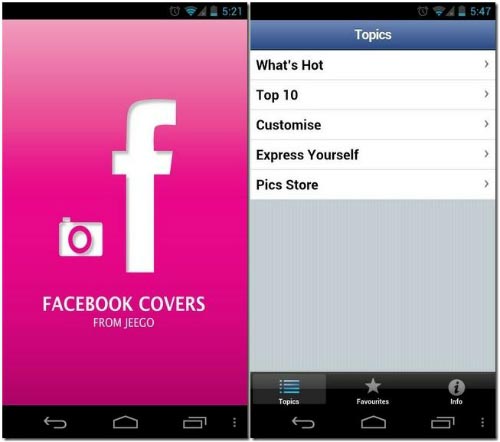 Hướng dẫn tìm và tải ảnh Cover cho Facebook từ thiết bị di động - 2