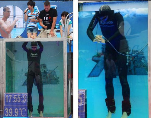 Nhịn thở dưới nước hơn 22 phút - 2