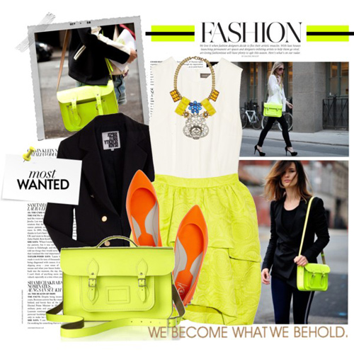 Tạo ra cá tính cùng túi màu neon! - 5