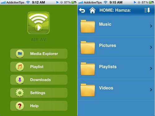 AirAV- Chuyển đổi video, âm thanh & hình ảnh đến iPhone & iPad qua WiFi - 1