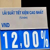 Kinh doanh - Lãi suất huy động VND tăng 12%/năm