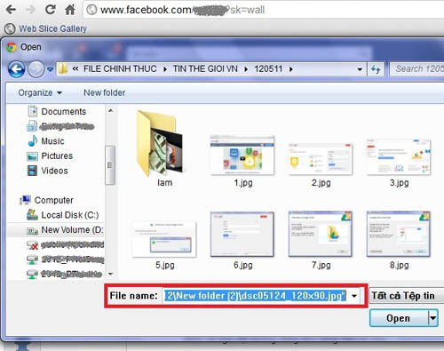 Tải nhanh ảnh lên Facebook - 2
