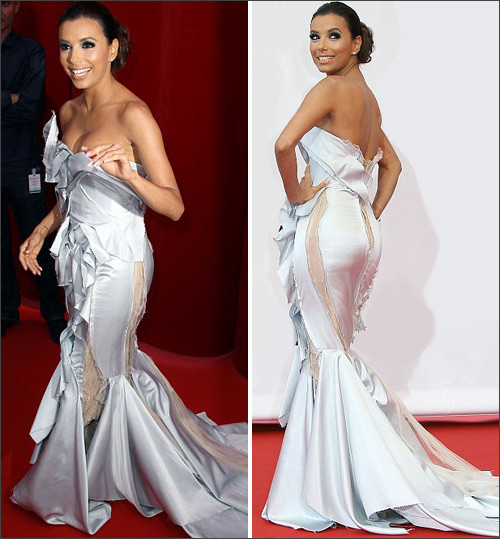 Eva Longoria tả tơi trên thảm đỏ - 2