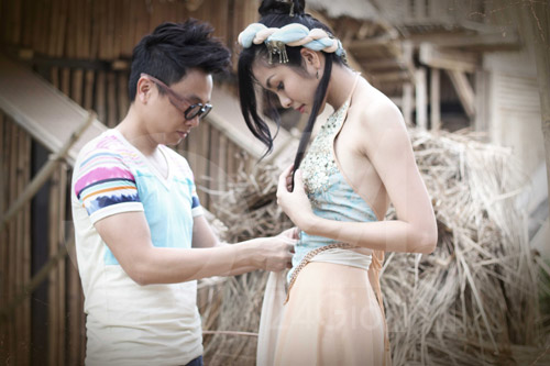 Ngọc Quyên khoe trọn lưng trần - 18