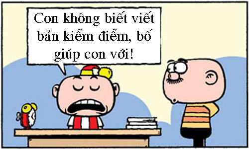 Viết kiểm điểm là sở trường của bố! - 7