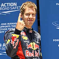 Thể thao - Phân hạng Europe 2012: Sự vượt trội của ĐKVĐ Vettel