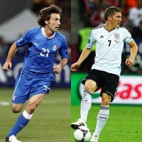 Bóng đá - Italia – Đức: Tuyến giữa so tài