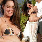  - Megan Fox diện bikini khoe bụng bầu