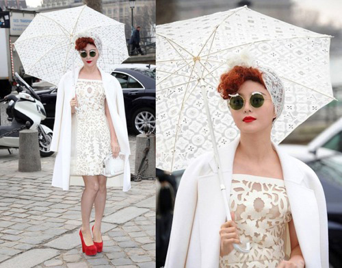 Sao sành điệu với váy cut-laser tinh xảo - 5