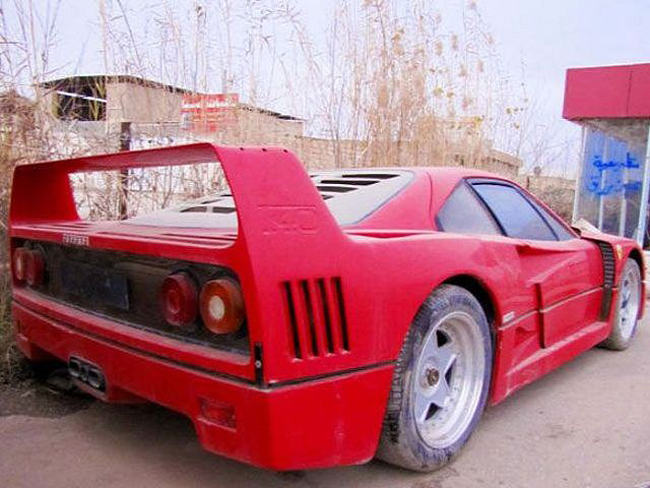 Ferrari F40 này được xem là hàng hiếm mà Uday Hussein có được