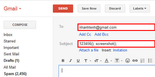 Điều khiển máy tính từ xa bằng… Gmail - 3