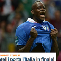 Bóng đá - Người hùng Balotelli tràn ngập mặt báo Italia