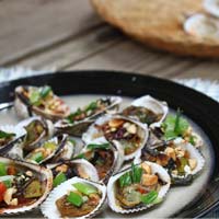 Ẩm thực - Sò huyết nướng hành mỡ thơm nức