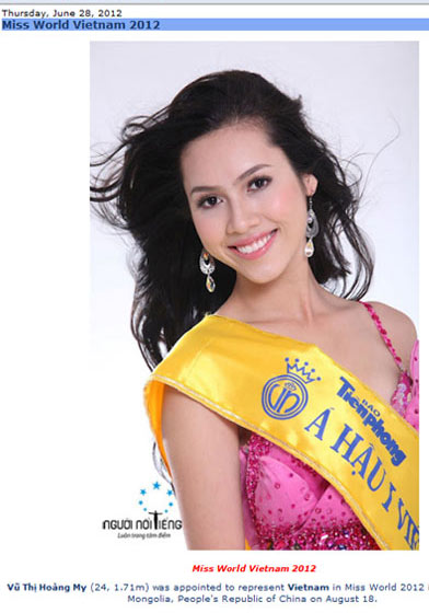 Hoàng My tiếp tục thử sức tại Miss World - 1