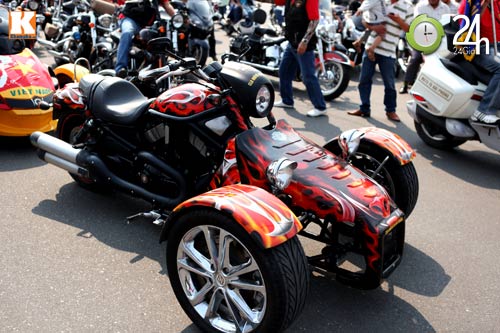 Xế khủng Harley độ 3 bánh siêu độc tại Việt Nam - 10