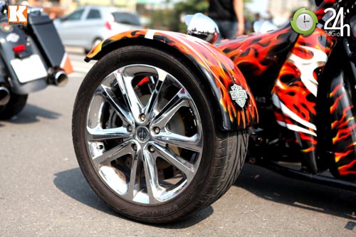 Xế khủng Harley độ 3 bánh siêu độc tại Việt Nam - 11