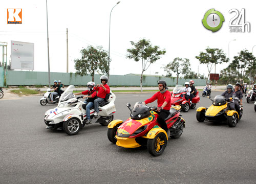 Dàn "quái thú" 3 bánh Can Am tại Việt Nam - 10