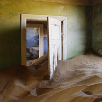 Tin tức trong ngày - Chùm ảnh: Thị trấn “ma” trên sa mạc châu Phi