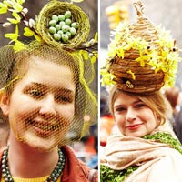 Thời trang - Mũ nghệ thuật trên đường phố New York