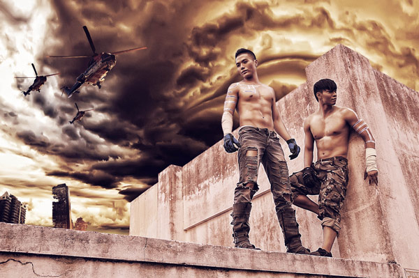 Cặp mẫu nam hóa chiến binh tương lai - 2