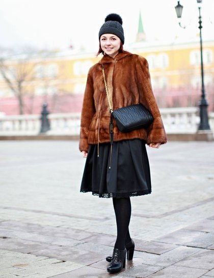 Tín đồ Nga thời trang thách thức giá rét - 6