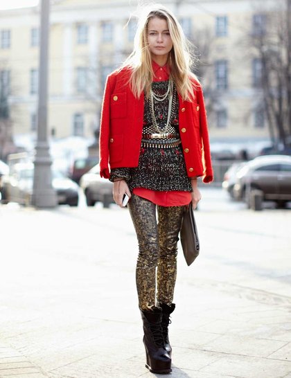 Tín đồ Nga thời trang thách thức giá rét - 9