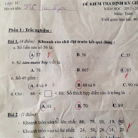 Giáo dục - du học - Tranh cãi nảy lửa bài toán của trò lớp 1