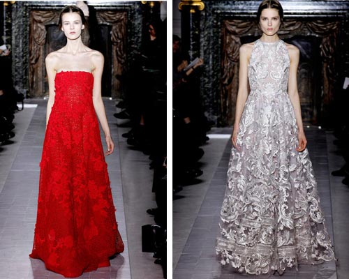 Nữ tính tuyệt đối với ren thêu nổi - 2