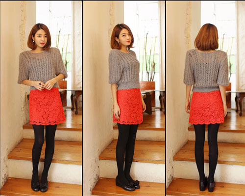 Nữ tính tuyệt đối với ren thêu nổi - 14