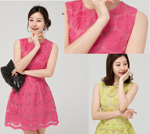 Nữ tính tuyệt đối với ren thêu nổi - 15