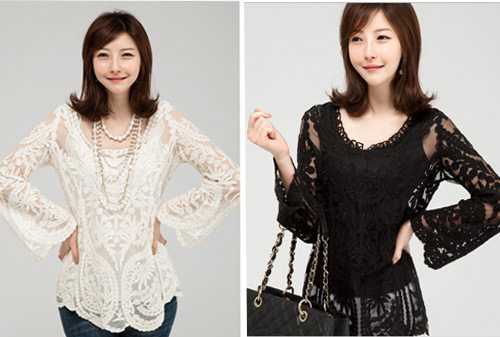 Nữ tính tuyệt đối với ren thêu nổi - 10