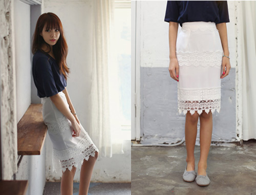 Nữ tính tuyệt đối với ren thêu nổi - 11