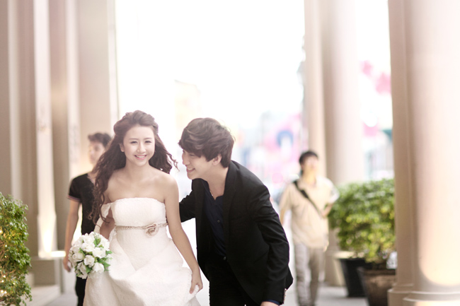 Ngắm bộ ảnh cưới của cặp hot teen Quỳnh Anh Shyn - Bê Trần
