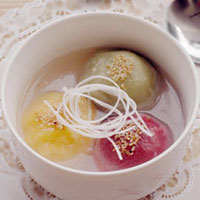 Ẩm thực - Làm bánh chay sắc màu cho tết Hàn thực