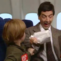Cười 24h - Mr Bean: Đi máy bay