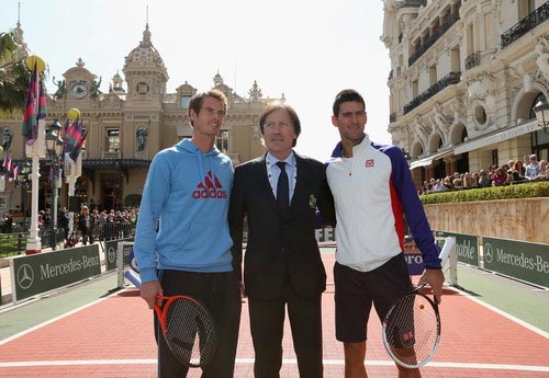 Djokovic & Murray đấu mini-tennis ở Monte-Carlo - 1