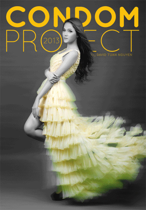 Hương Giang mặc váy ghép 2.000 bao cao su - 5