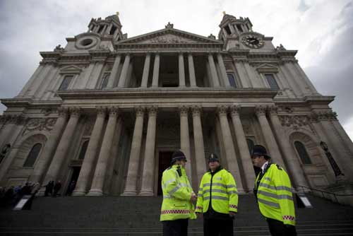 4.000 cảnh sát bảo vệ lễ tang bà Thatcher - 2