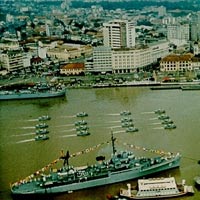 Nước sông Sài Gòn ở mức rất thấp