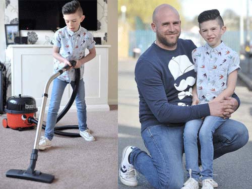 Cậu bé bị bệnh nghiện... vệ sinh nhà cửa - 2