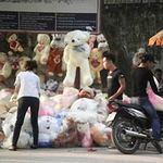 Sức khỏe đời sống - Mang vô số bệnh từ thú nhồi bông vỉa hè