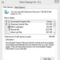 Cách xóa cache để tiết kiệm ổ cứng trong Windows 8