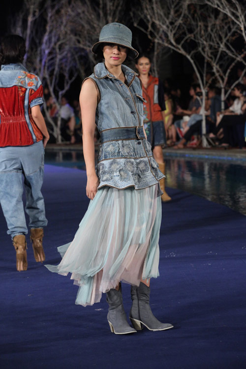Hoa hậu Thùy Dung cực "chất" với denim - 6