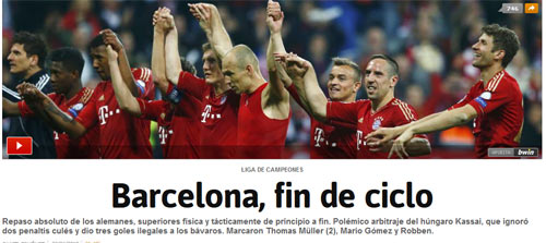 Báo chí thế giới “ngả mũ” trước Bayern - 1