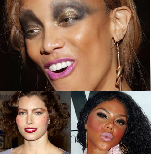 Suýt ngất vì sao hóa hề khi trang điểm! - 4