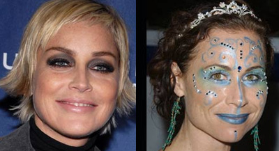 Suýt ngất vì sao hóa hề khi trang điểm! - 6