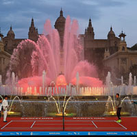 Thể thao - Nadal &amp; Ferrer chơi tennis "ma thuật"