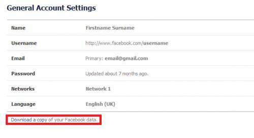 Hướng dẫn tải dữ liệu Facebook về máy tính - 2