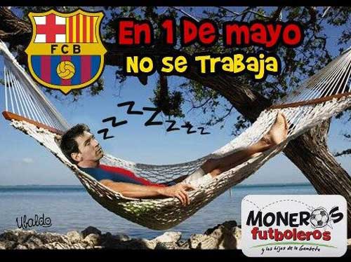 Biếm họa: Barca, Real đá CK C1 qua tivi - 3