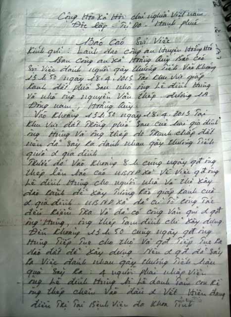 Vụ clip chém người dã man: Vì… 50cm đất - 6